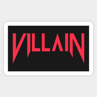 Villain (Scarlett Red) Sticker